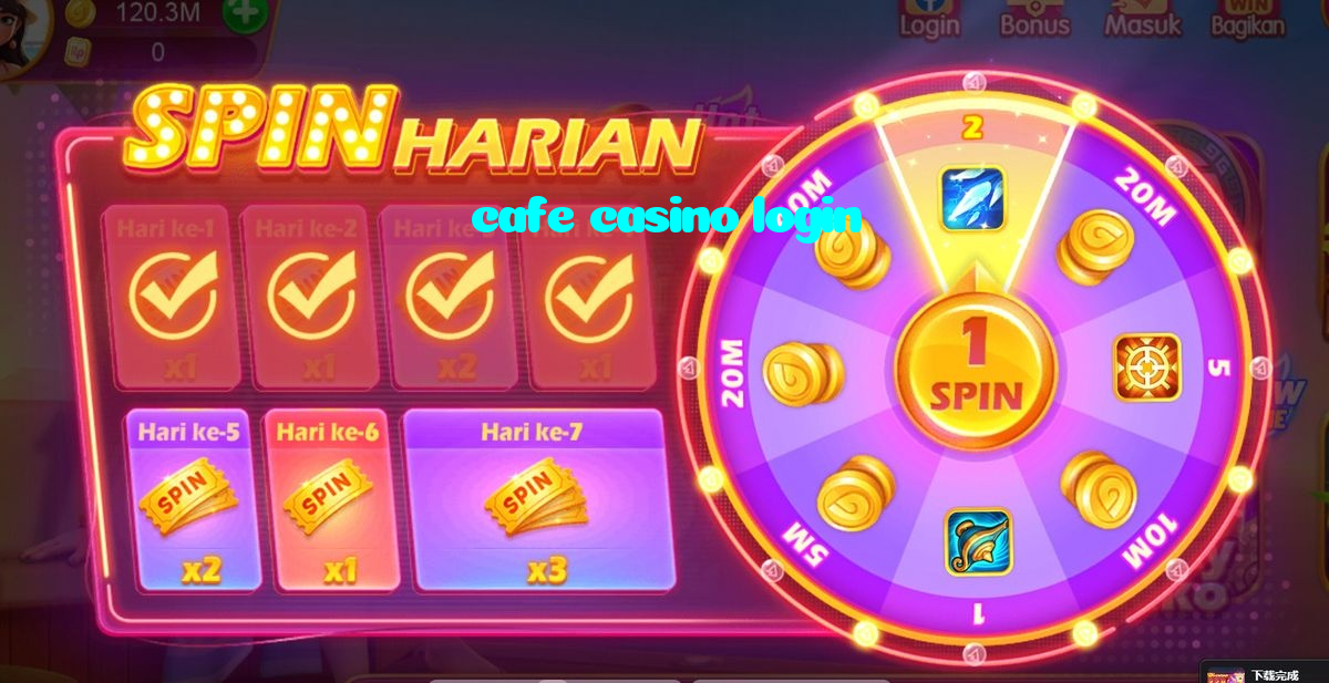 cafe casino login